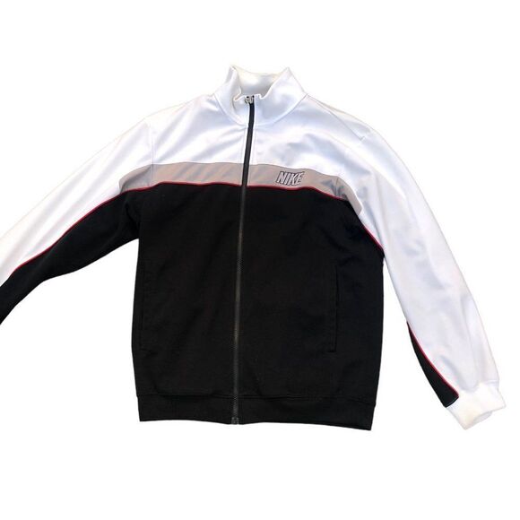 Vitntage Nike Windbreaker Jacket Small Black/White/Cream - Picture 4 of 11